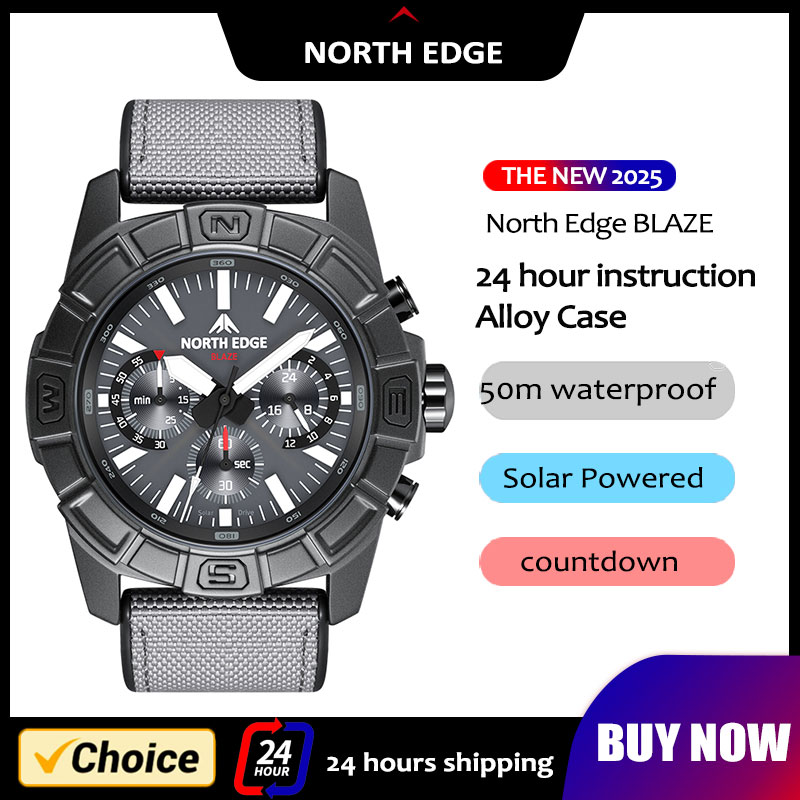 Smartwatch Army Watches For Men - NORTH EDGE 2025 BLAZE reloj de