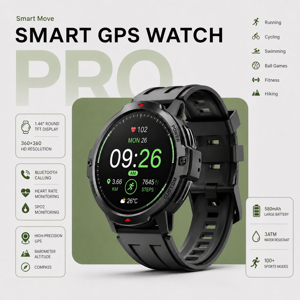 Smartwatch Timex Watches For Women - NUEVO Reloj Inteligente GPS Militar de