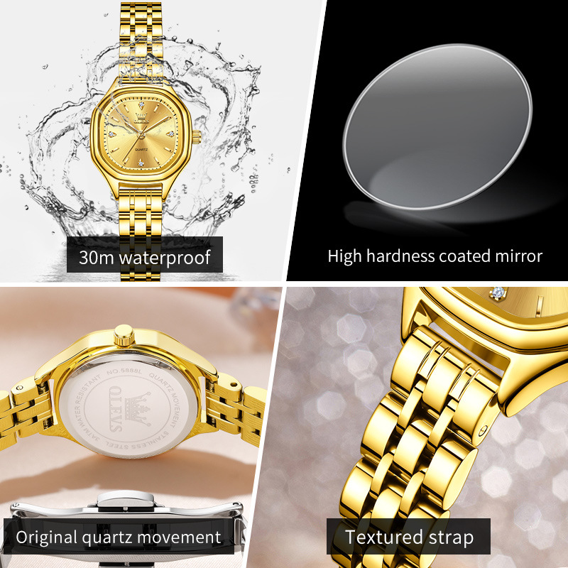 OLEVS 5888 relojes de mujer do - Ladies Fashion Watch reseña y precio