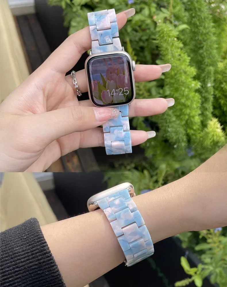 Correa de resina de lujo para  - Smartwatch Luxury Watches For Women reseña y precio