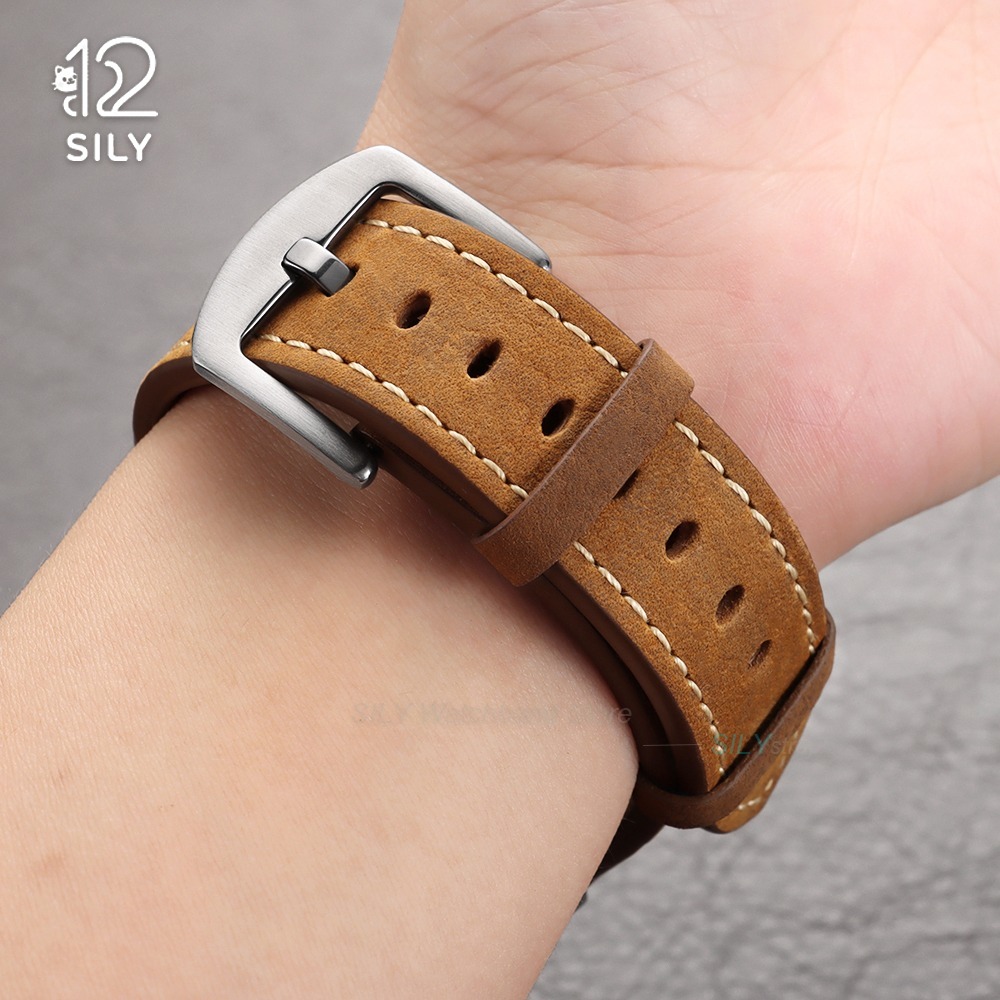 Correa de reloj de cuero de be - Smartwatch Vintage Watches For Women reseña y precio