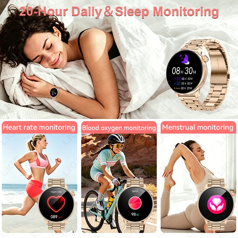 Reloj inteligente LIGE de lujo - Smartwatch Luxury Watches For Women reseña y precio