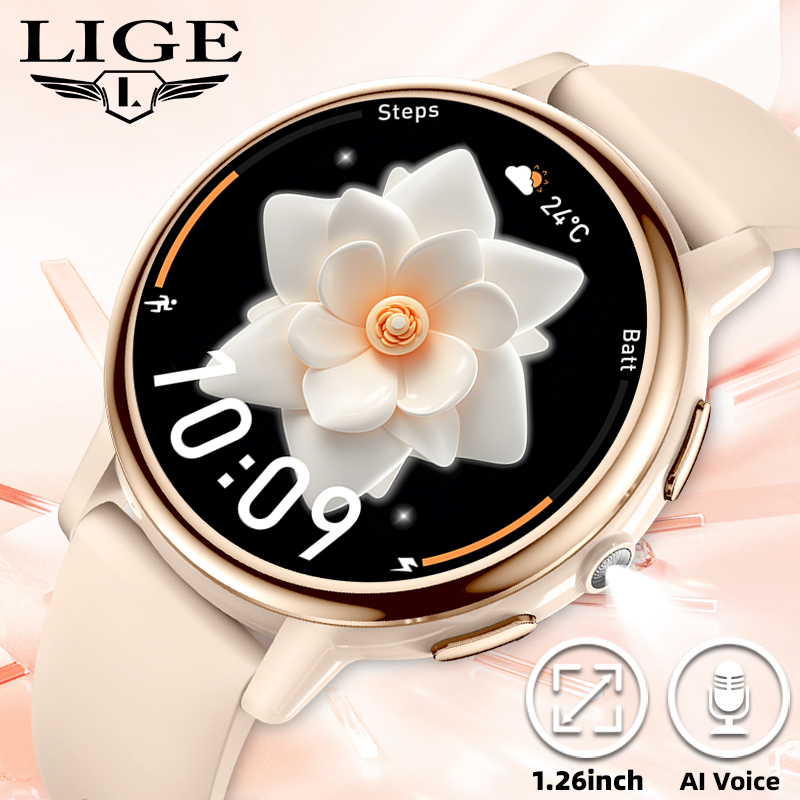 Reloj inteligente LIGE 2026 pa - Smartwatch Luxury Watches For Women reseña y precio