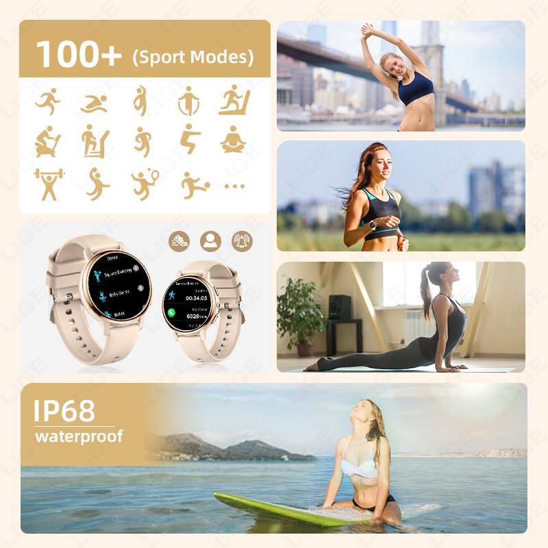 Reloj inteligente LIGE 2026 pa - Smartwatch Luxury Watches For Women reseña y precio