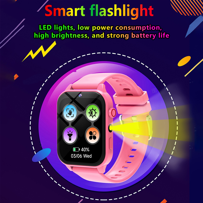Reloj inteligente con linterna - Smartwatch Watches Boys reseña y precio