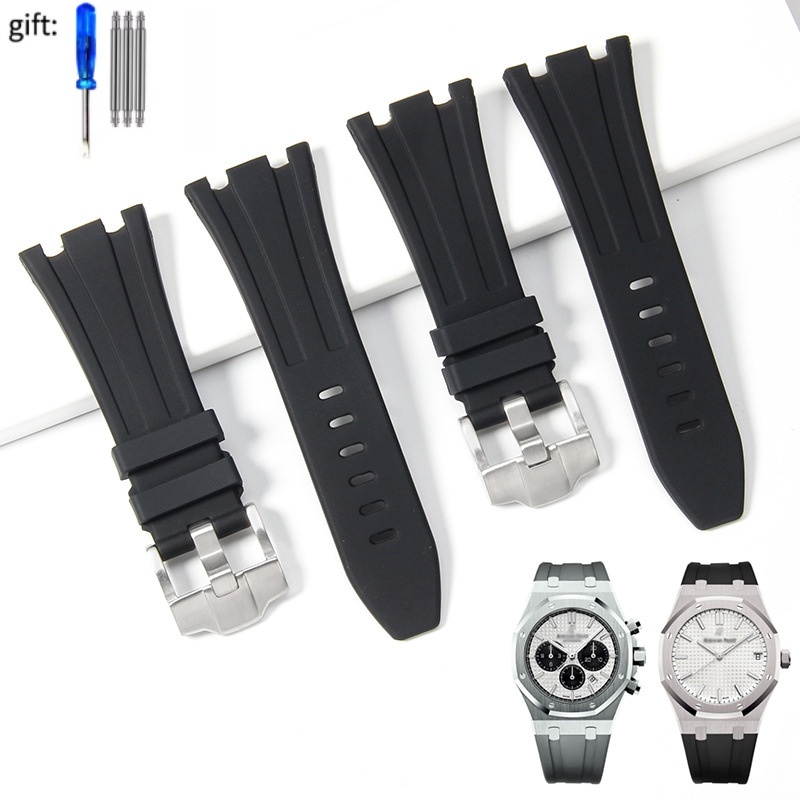 Correa de reloj de silicona de - Audemars Piguet Watch Royal Oak Offshore reseña y precio