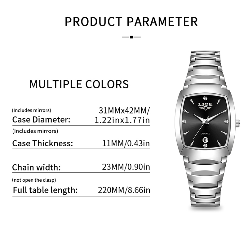 Reloj LIGE para mujer, reloj d - Ladies Fashion Watch reseña y precio