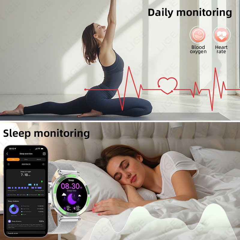 Relojes inteligentes LIGE de l - Smartwatch Luxury Watches For Women reseña y precio