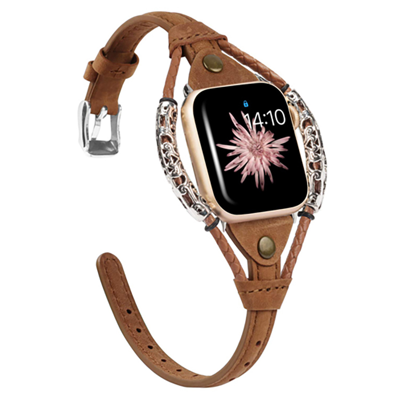 Correa de cuero genuino para A - Smartwatch Luxury Watches For Women reseña y precio