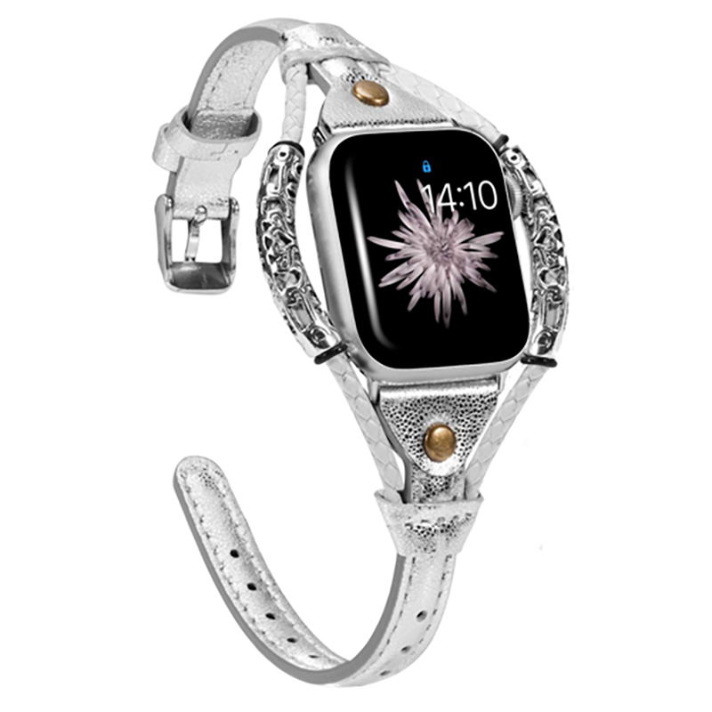 Correa de cuero genuino para A - Smartwatch Luxury Watches For Women reseña y precio