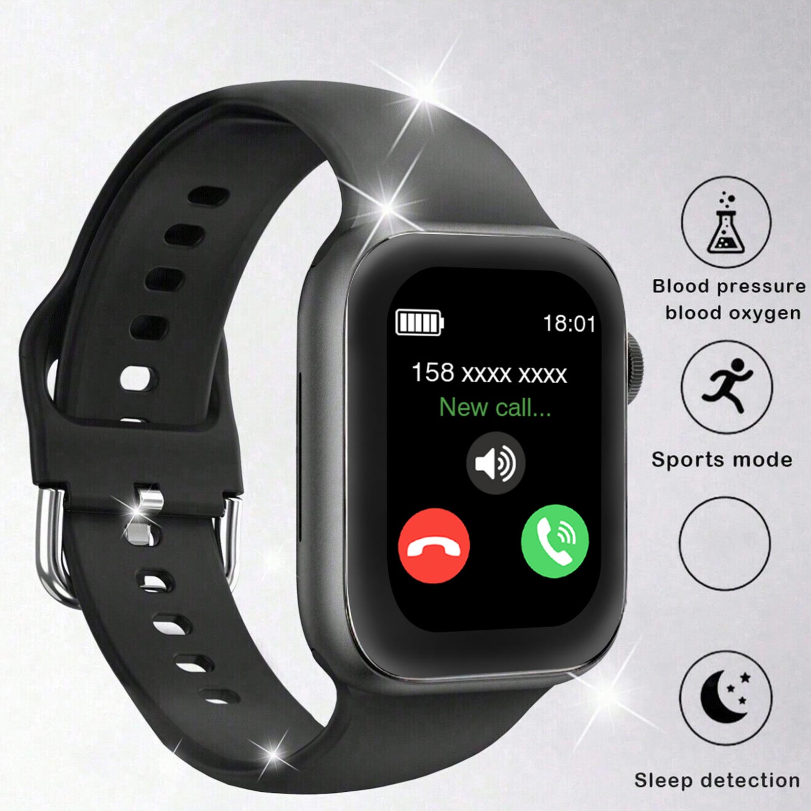 Reloj inteligente, llamada/mar - Smartwatch Iphone Watch For Men reseña y precio
