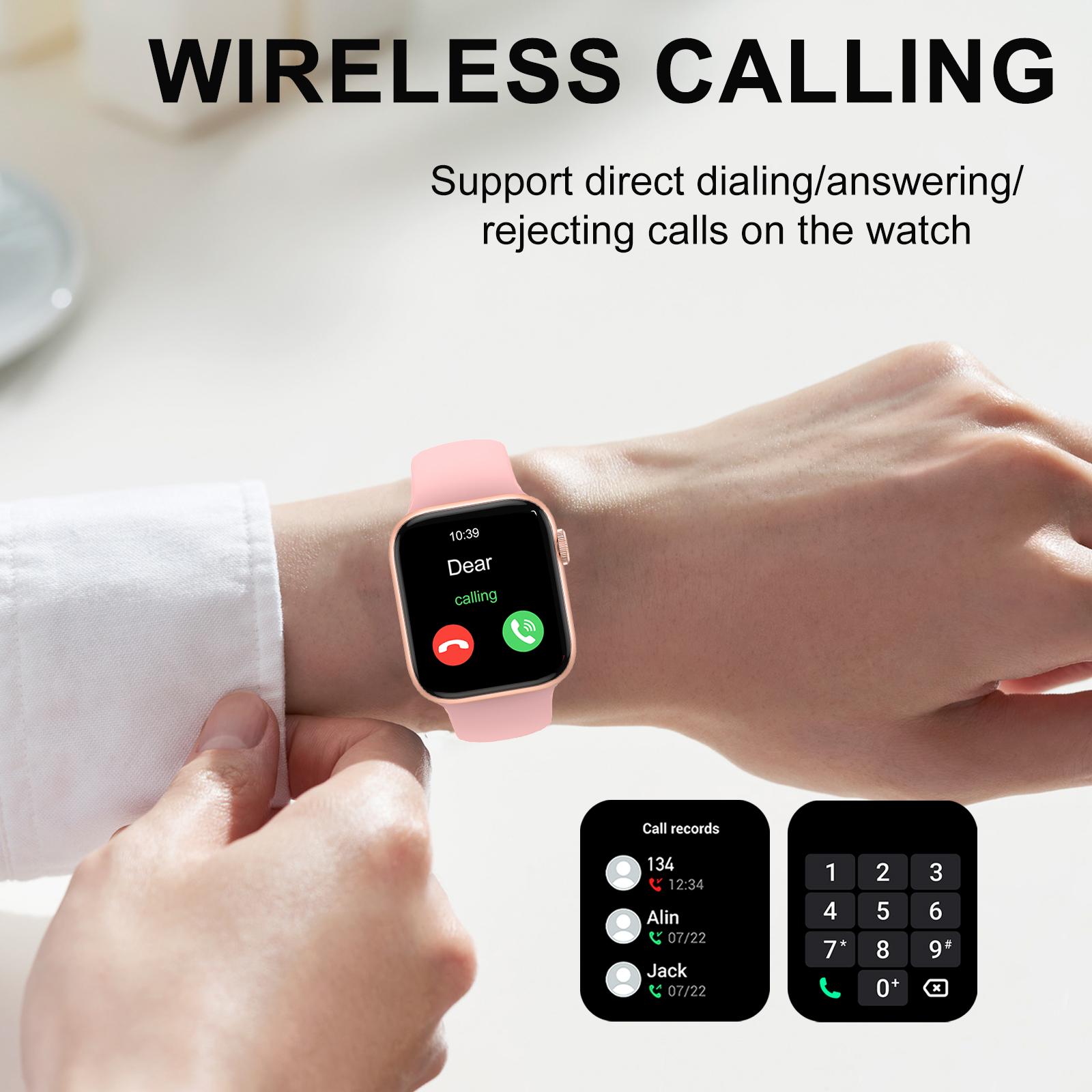 Reloj inteligente, llamada/mar - Smartwatch Iphone Watch For Men reseña y precio