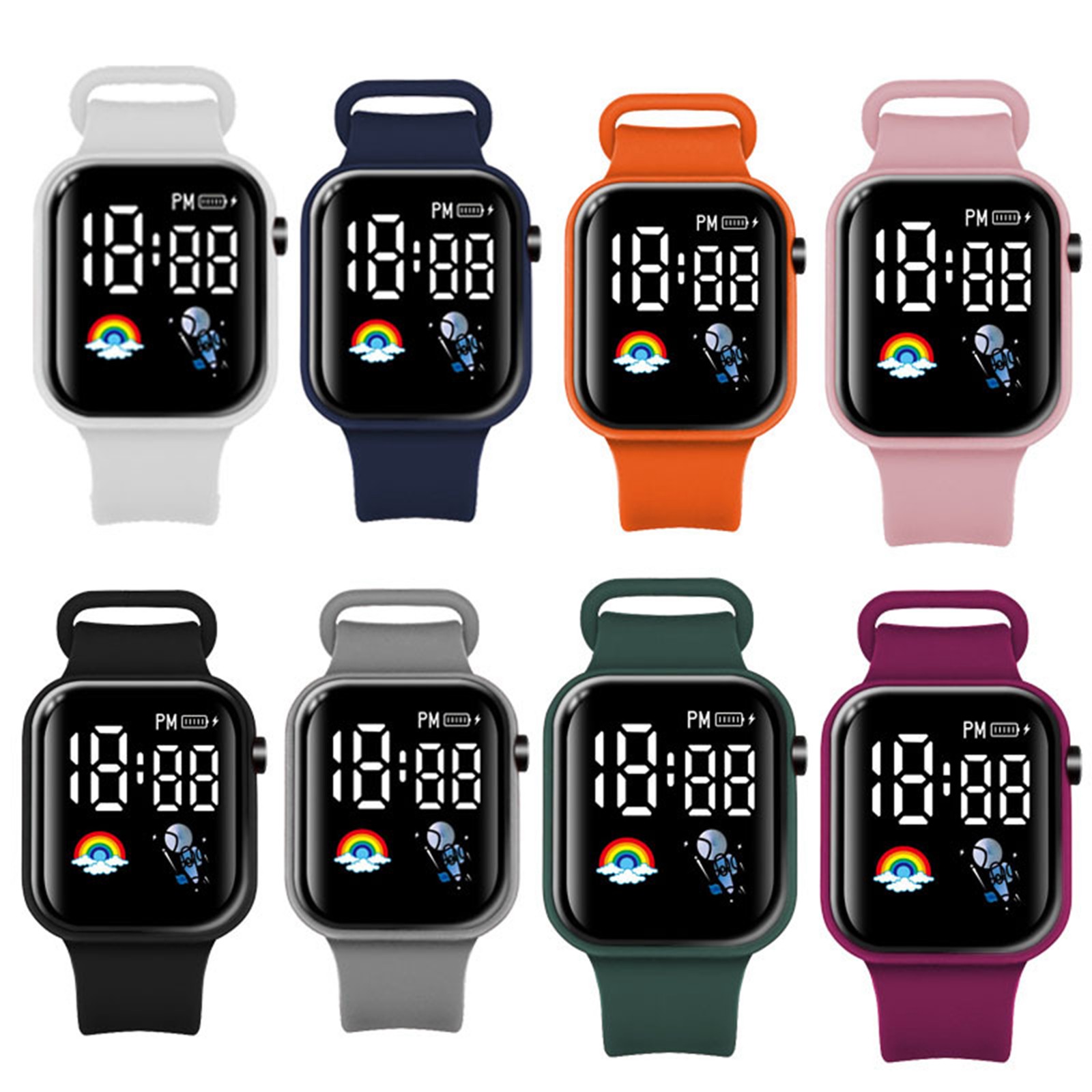 Relojes deportivos para estudi - Smartwatch Digital Watches For Boys reseña y precio
