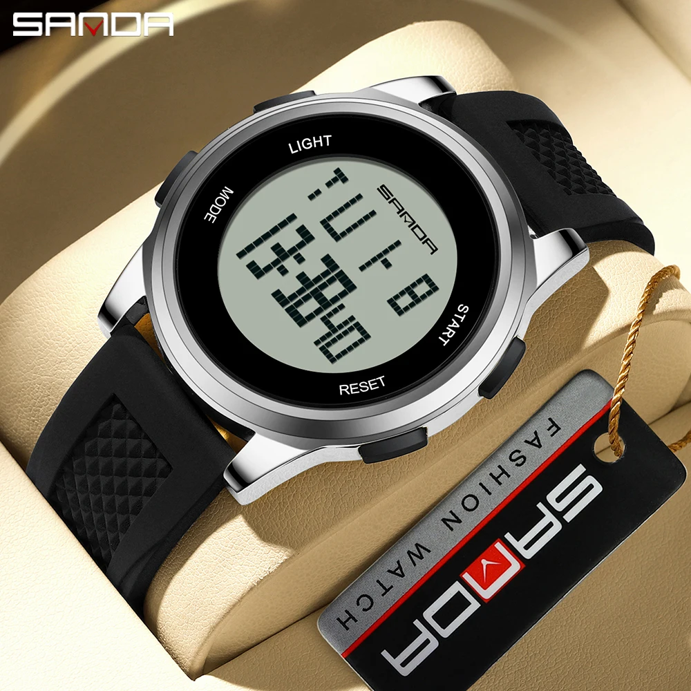 Reloj Digital SANDA 9067, relo - Smartwatch Army Watches For Men reseña y precio