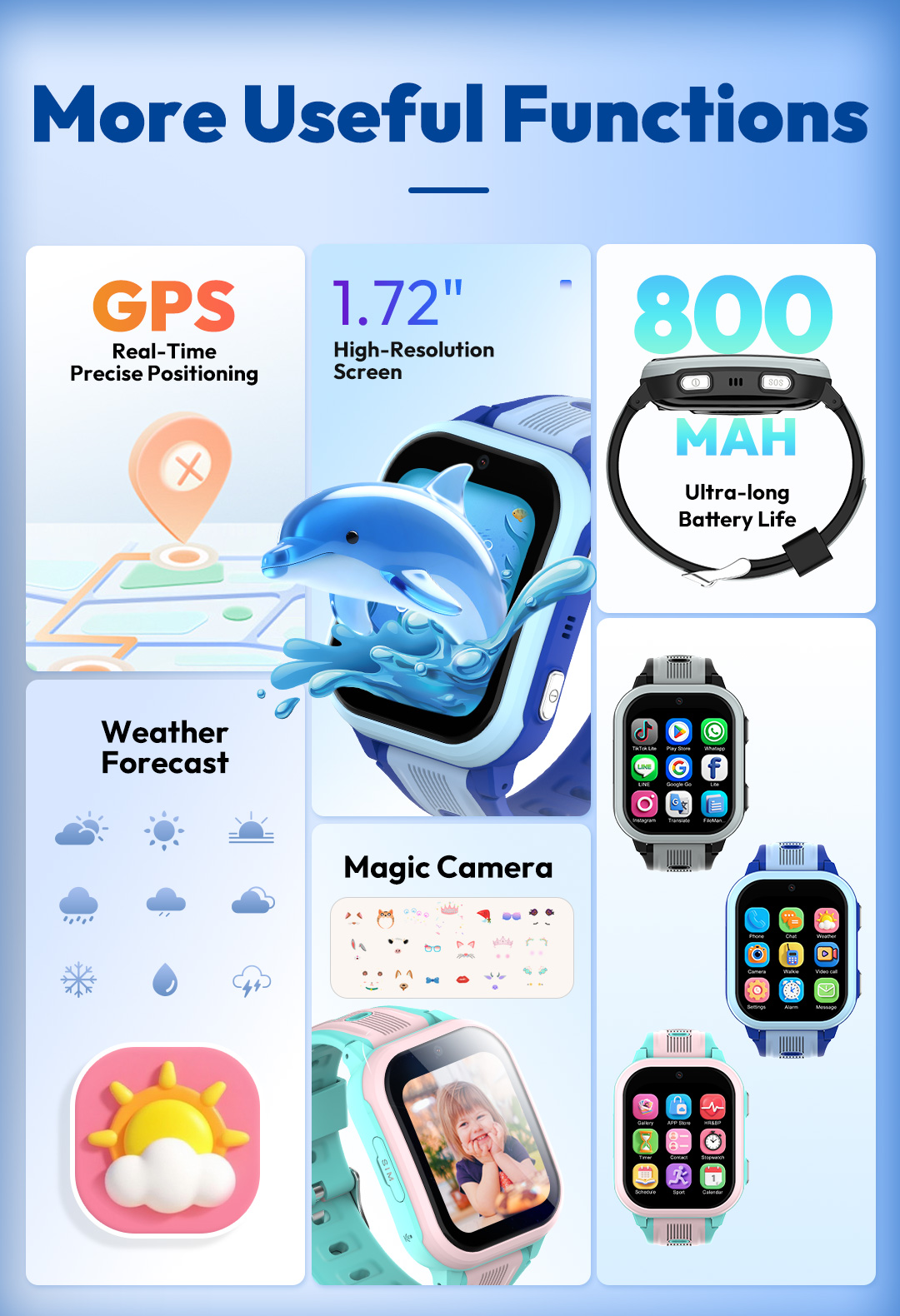 Reloj Inteligente KT41 - Reloj - Smartwatch Watches Boys reseña y precio