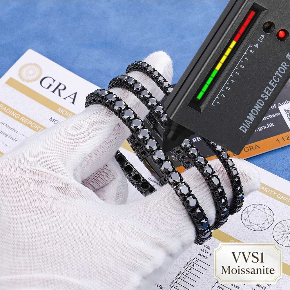 Pulsera de tenis de moissanita - Vs Smartwatch reseña y precio