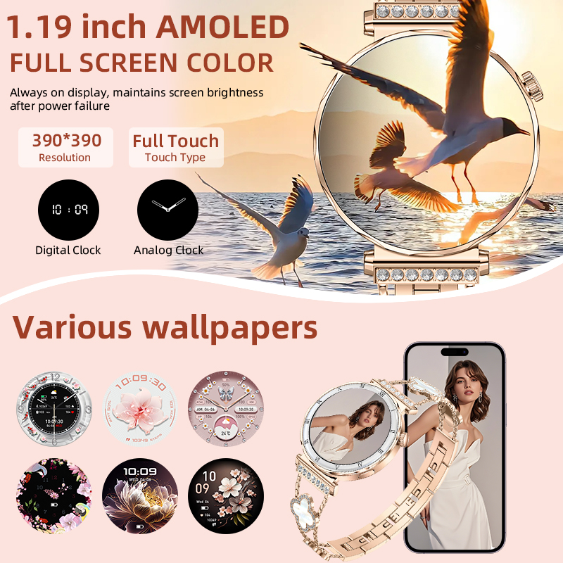 Reloj inteligente LIGE de lujo - Smartwatch Luxury Watches For Women reseña y precio